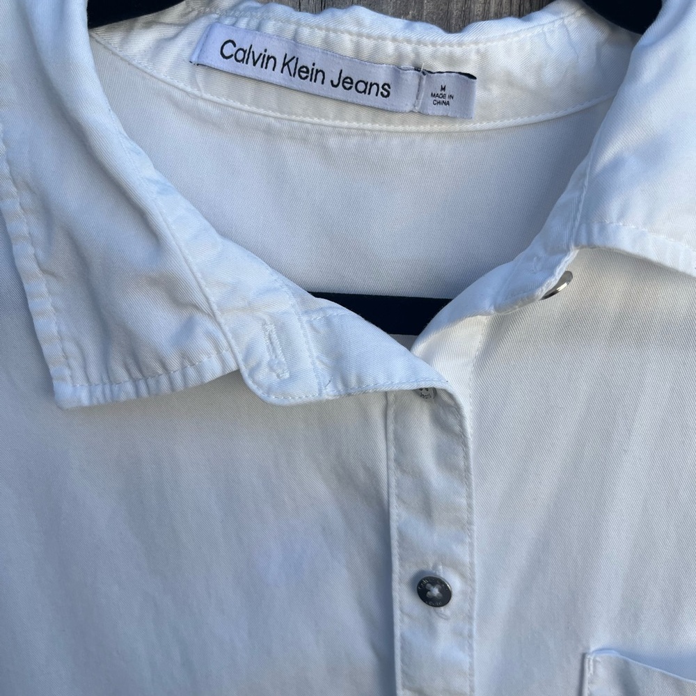 White Button Up - Picture 2 of 4